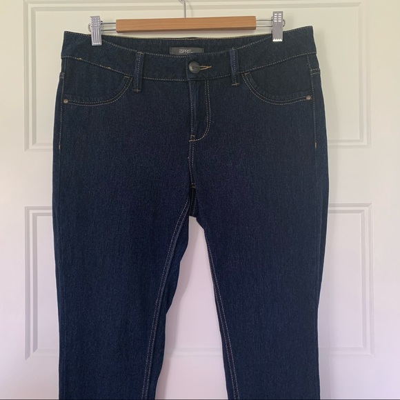 Esprit - Stretch Skinny Leg Dark Denim Pants - Size 10 - Picture 3 of 16